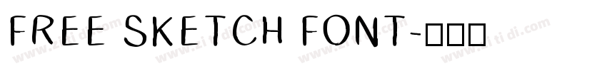 FREE SKETCH FONT字体转换